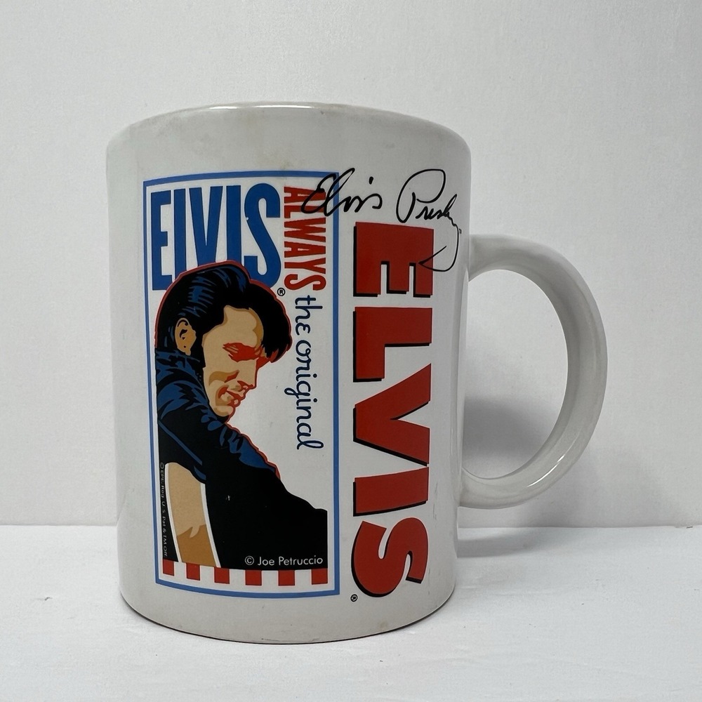 Elvis Presley Coffee Tea Mug Cup 10oz Always The Original Signature Product‎